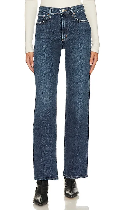 AGOLDE Harper Mid Rise Straight in Blue