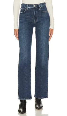 AGOLDE Harper Mid Rise Straight in Blue