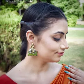 Danglers Temple Earring 4486-82