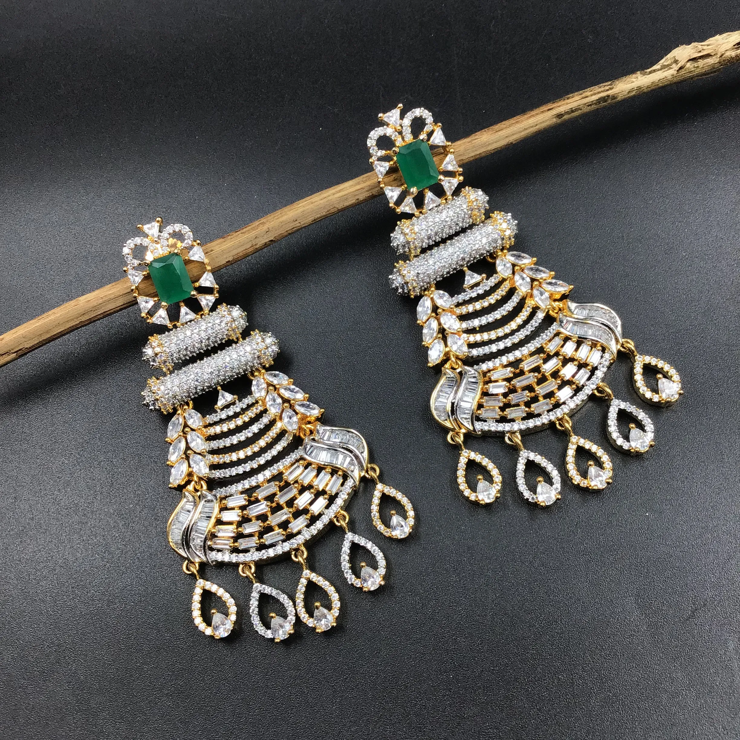 Designer Zircon/AD Earring 6553-1774