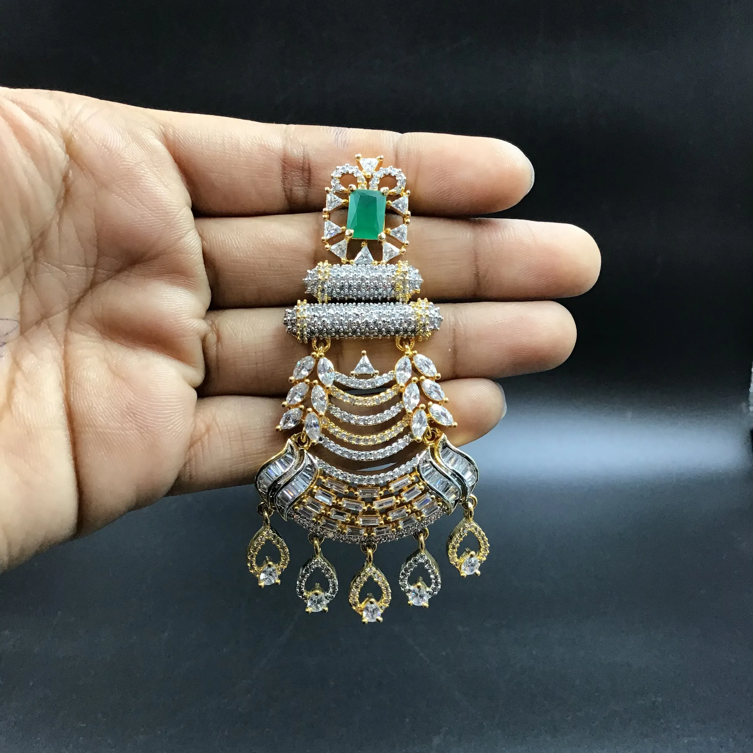 Designer Zircon/AD Earring 6553-1774