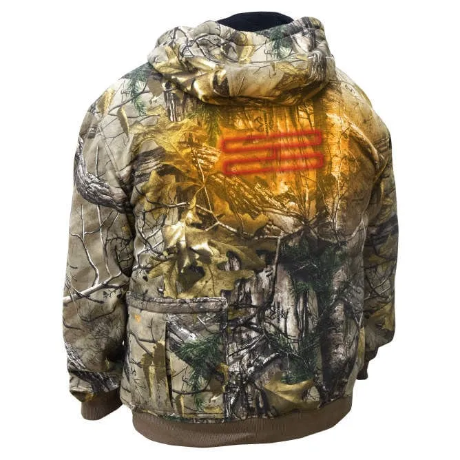 DEWALT Heated Realtree Xtra Camouflage Hoodie Sweatshirt With Battery & Charger