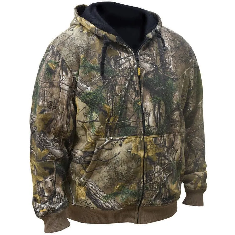 DEWALT Heated Realtree Xtra Camouflage Hoodie Sweatshirt With Battery & Charger