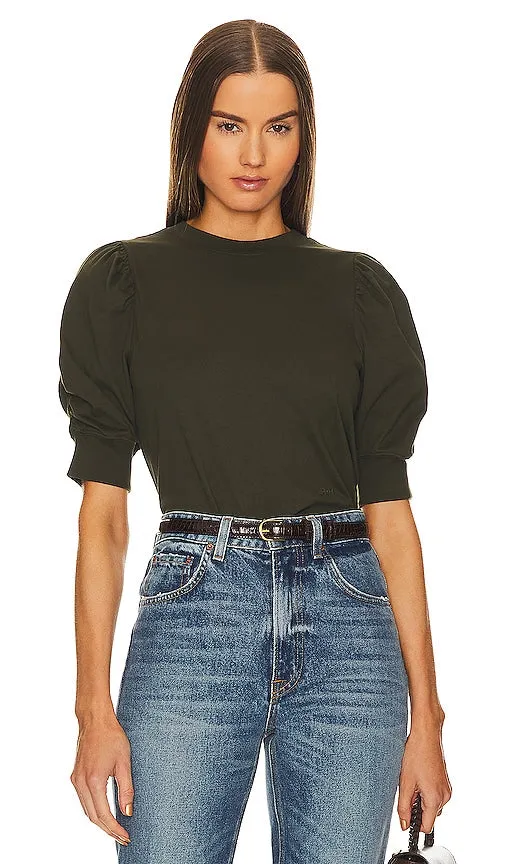 FRAME Frankie Tee in Dark Green