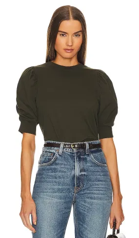FRAME Frankie Tee in Dark Green