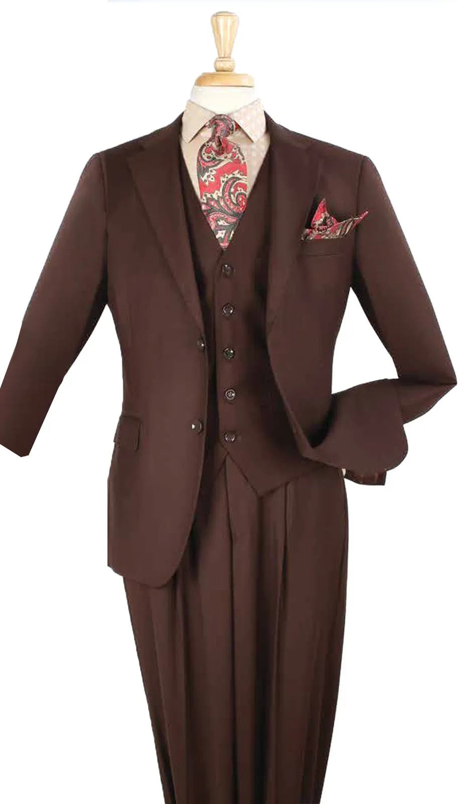 Iconic R3134-BRN Mens Suit