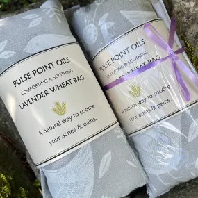 Lavender wheat bags, gardeners holistic gift, natural pain relief and restful sleep heating pad