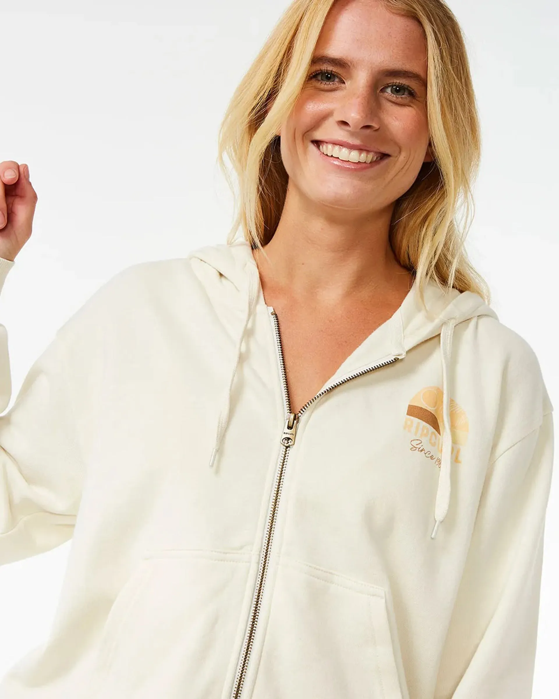 Line Up Relaxed Zip Through Hood