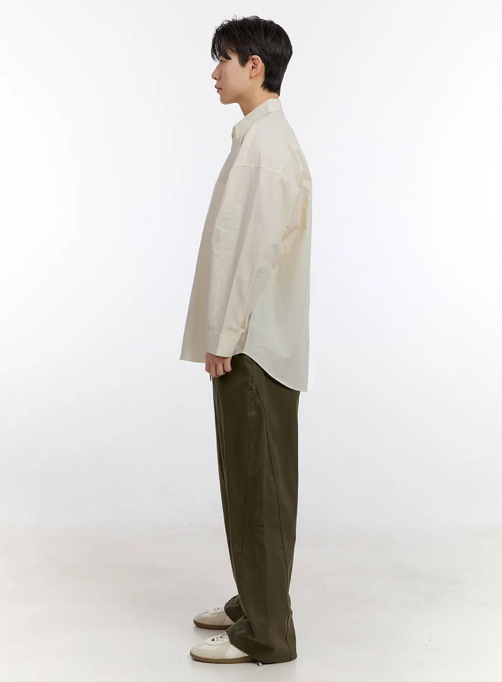 Men's Classic Wide-Fit Slacks Pants IF528