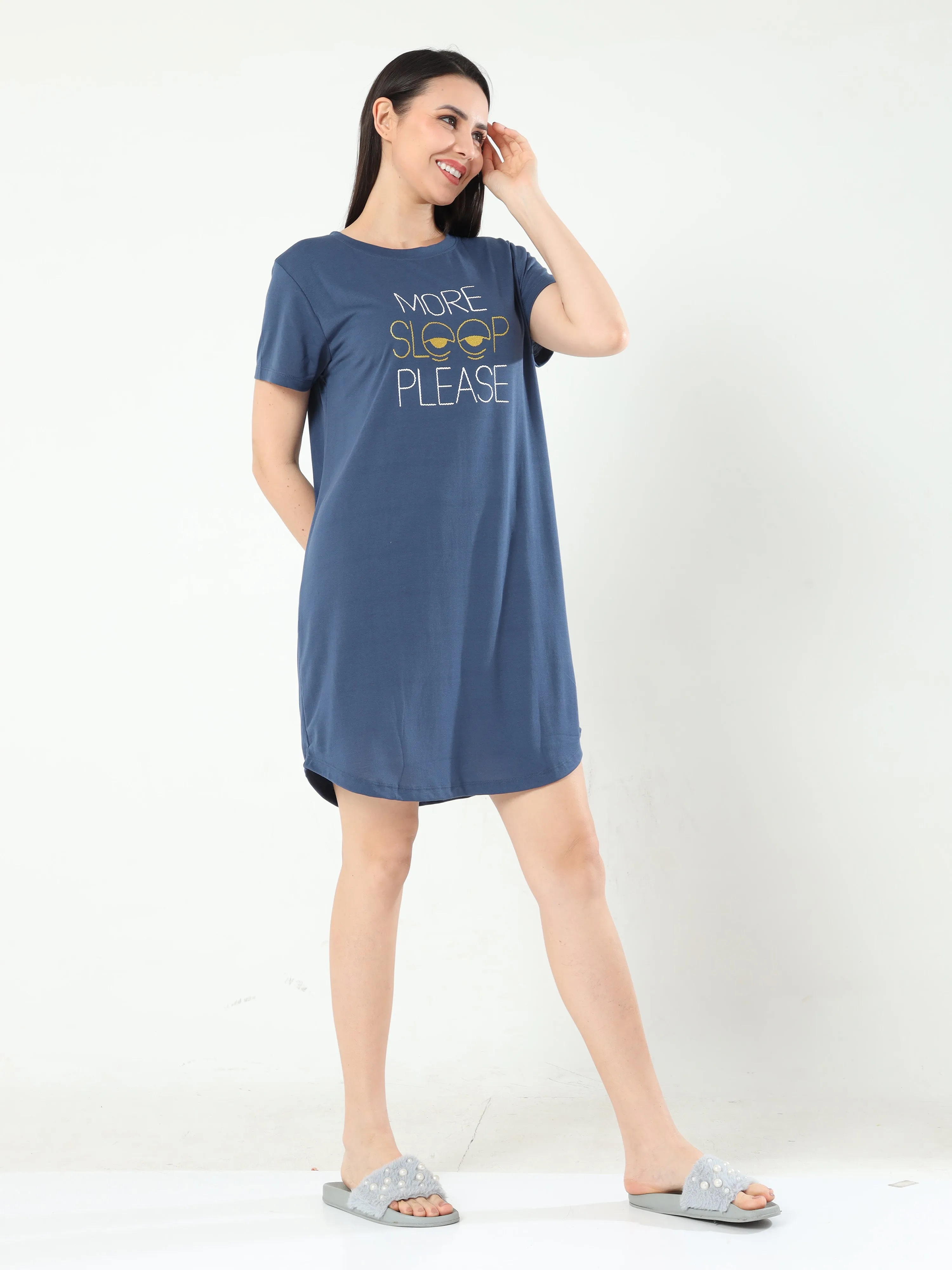 More Sleep Please Long T-Shirt
