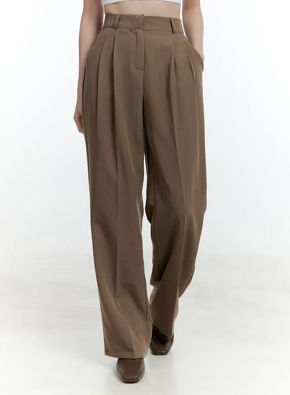 Pintuck Tailored Slacks CF503