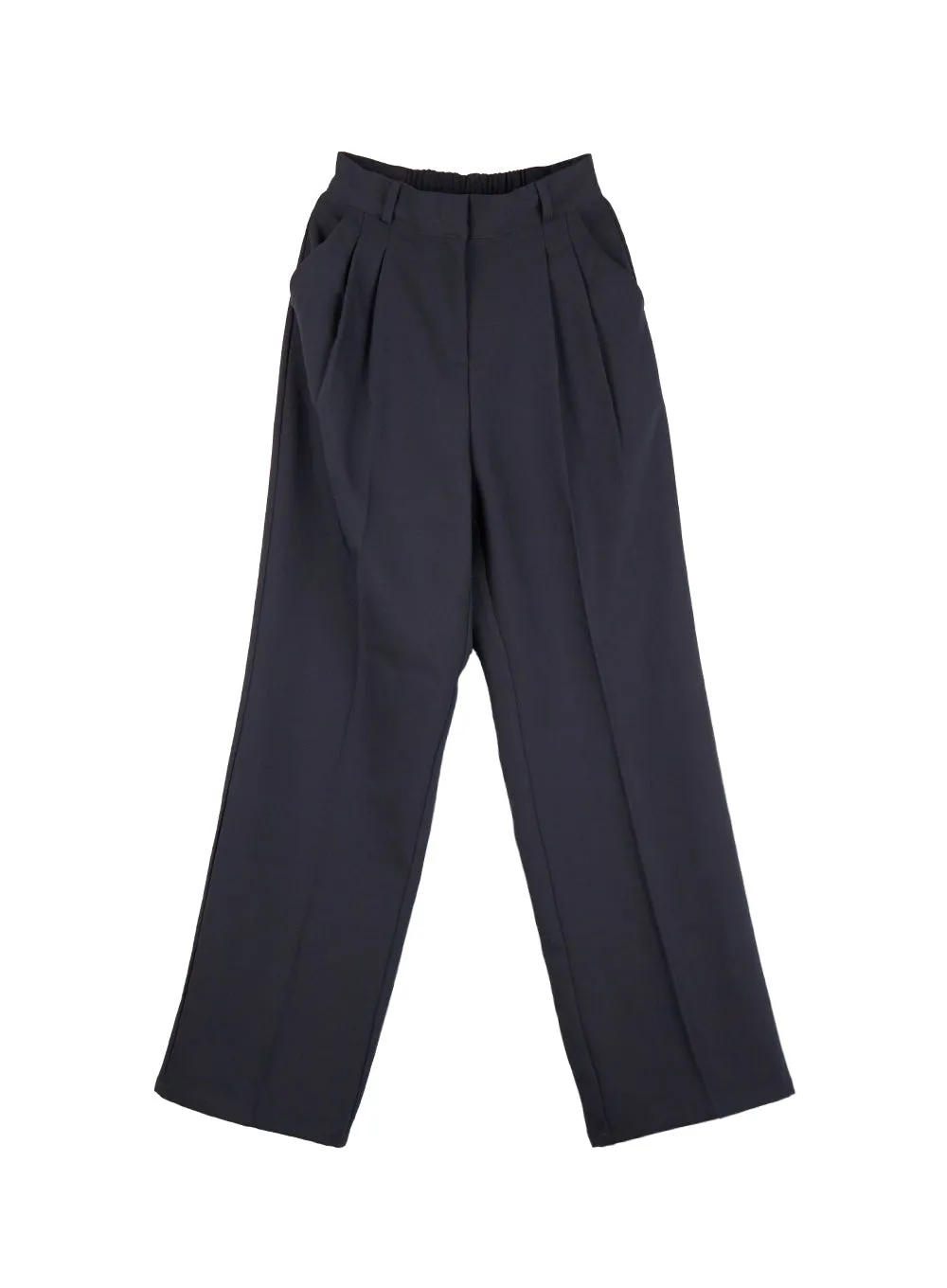 Pintuck Tailored Slacks CF503