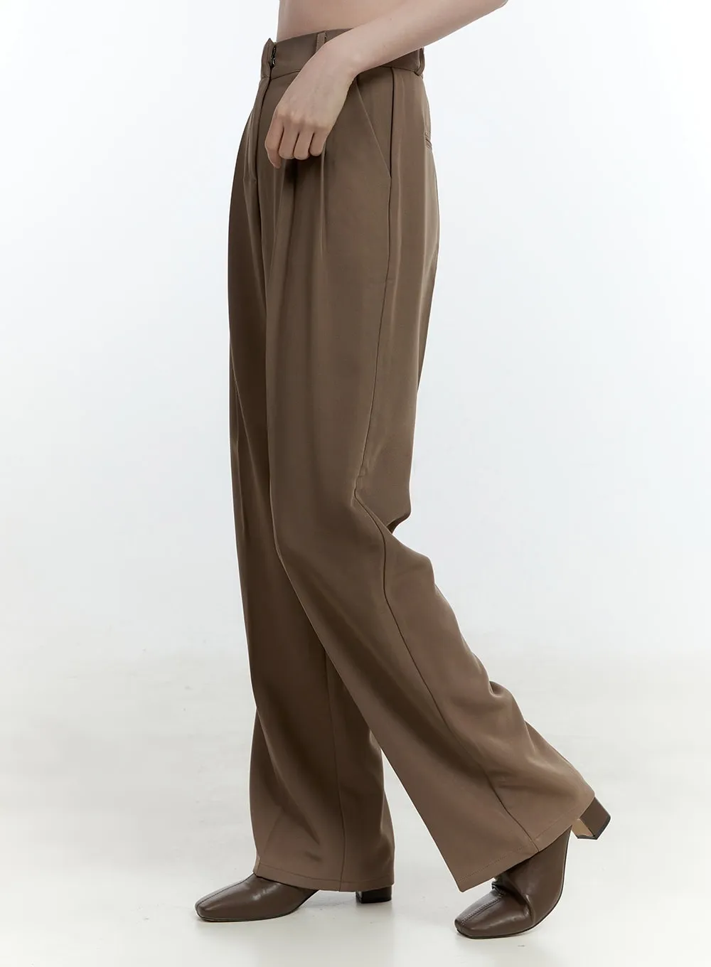 Pintuck Tailored Slacks CF503