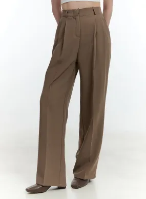 Pintuck Tailored Slacks CF503