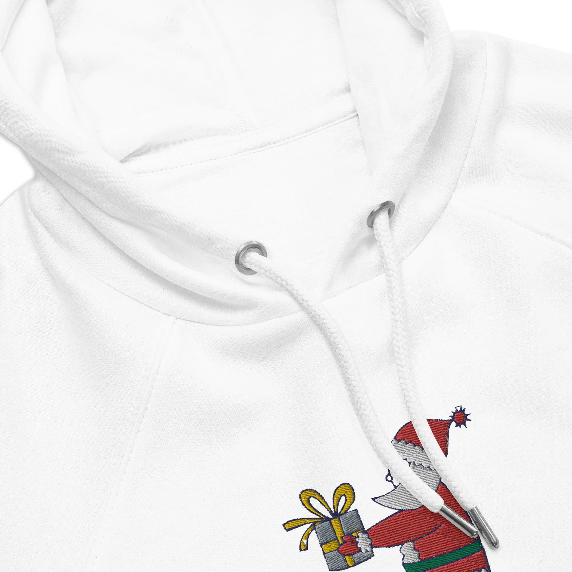 Santa Reformer Split Eco Raglan Hoodie