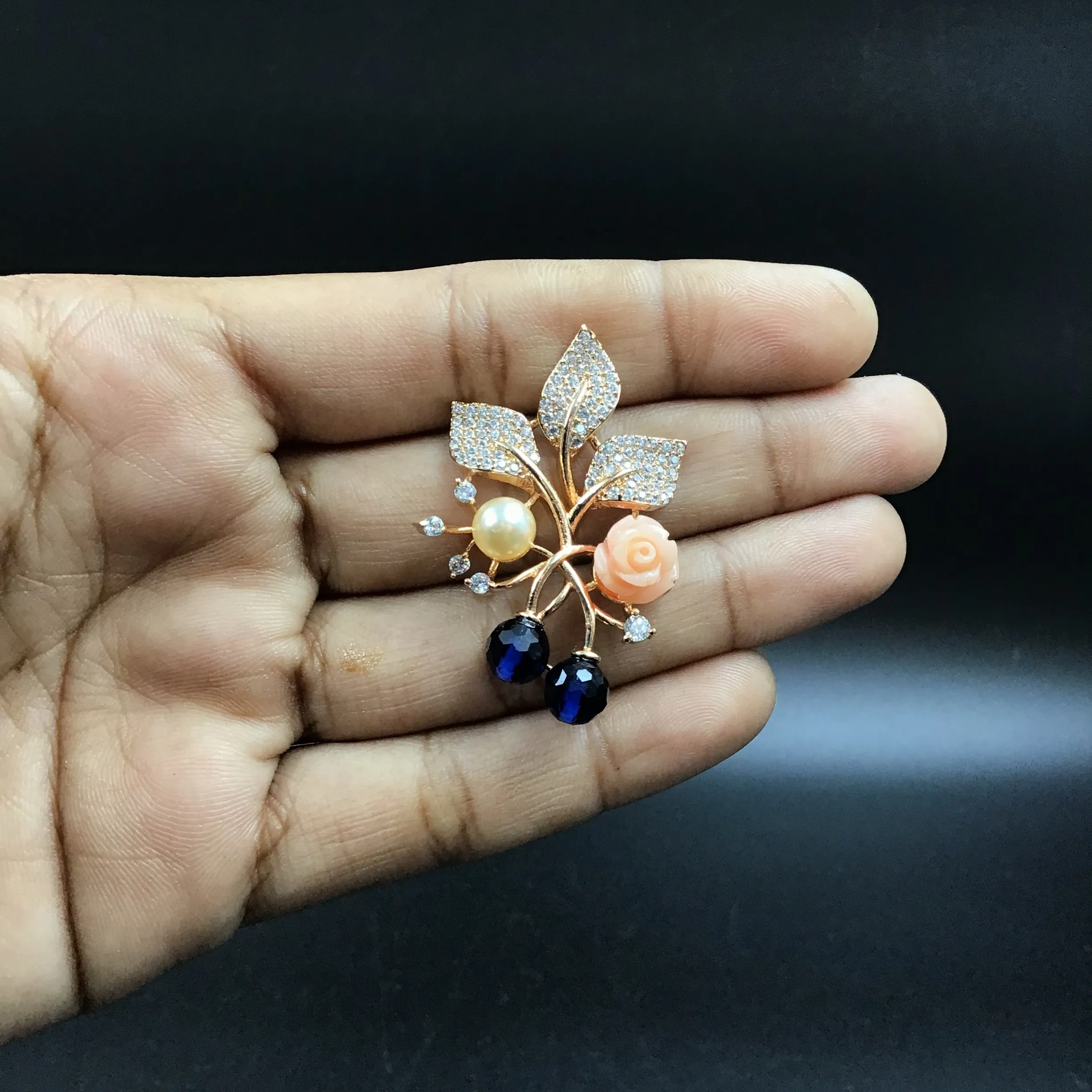Stylish Zircon/AD Light Earring Tops Studs 17770-4952