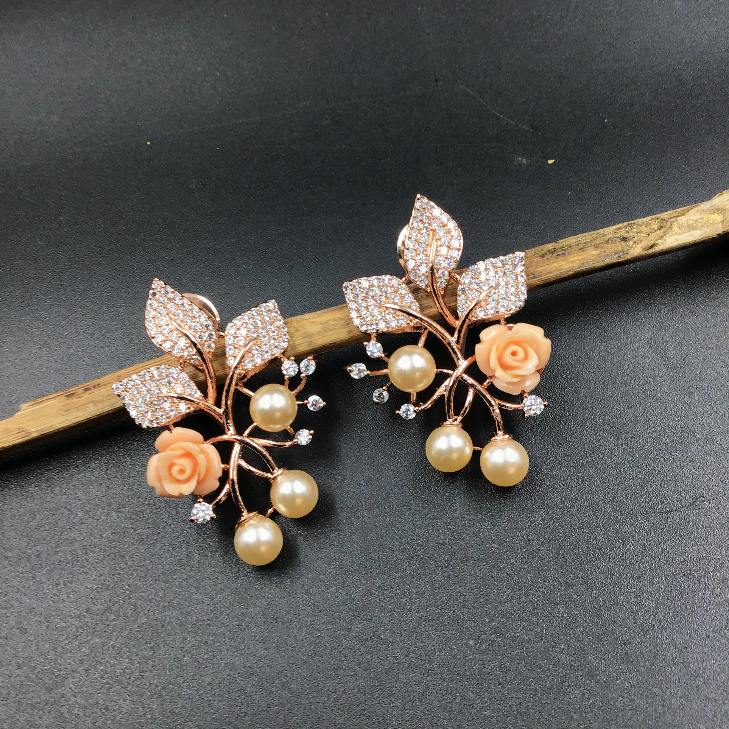 Stylish Zircon/AD Light Earring Tops Studs 17770-4952