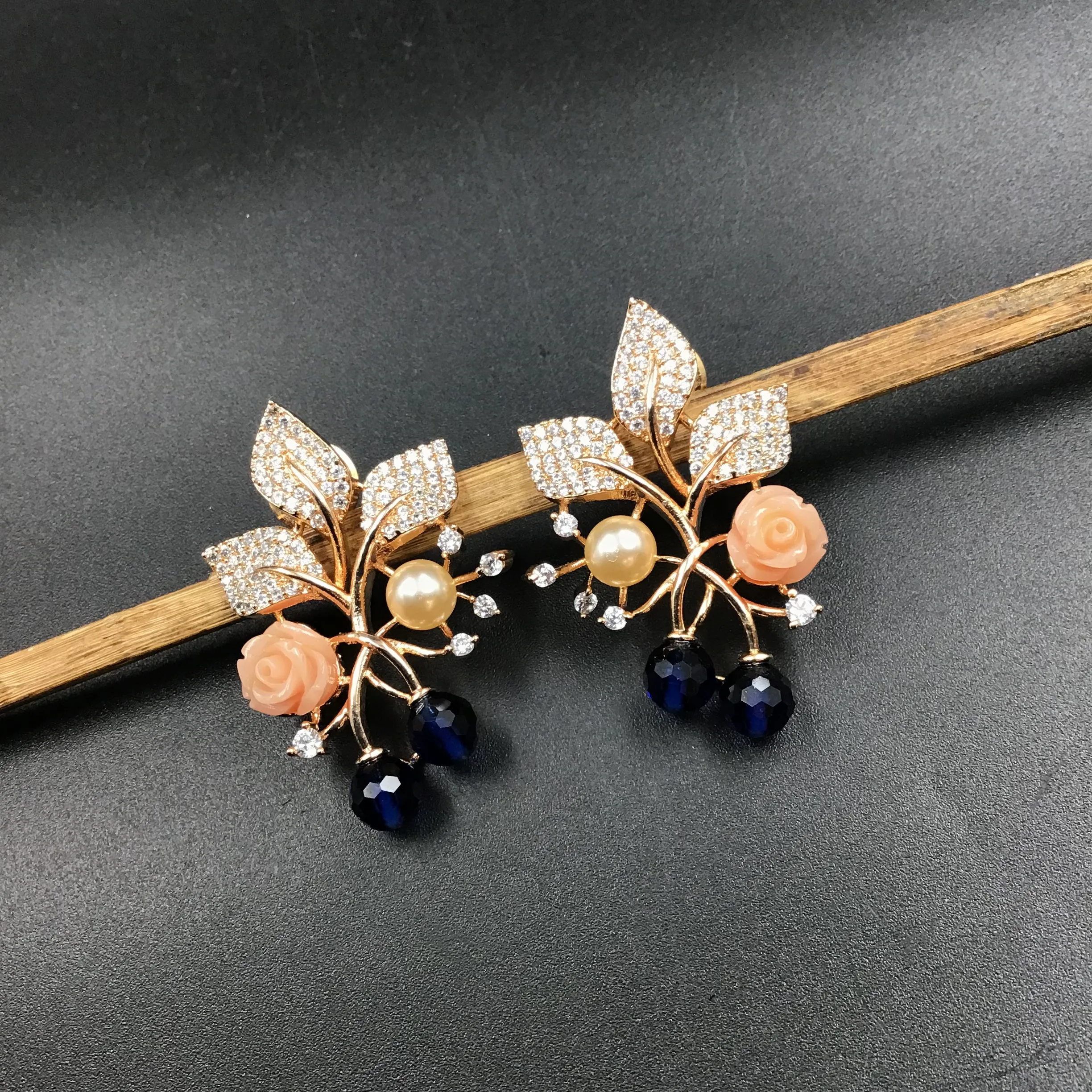 Stylish Zircon/AD Light Earring Tops Studs 17770-4952